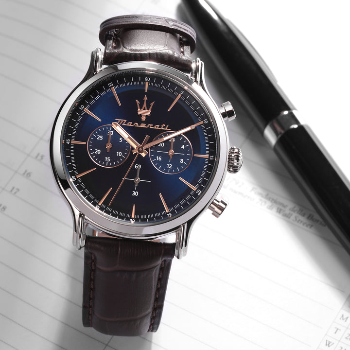 Maserati Watch Maserati Epoca Blue Dial 42mm Chronograph Brand