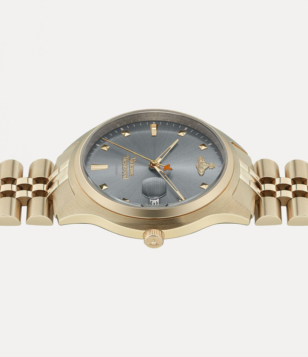 Vivienne Westwood Watch Vivienne Westwood Camberwell Watch Grey Gold Stainless Steel Women's Designer I Vivienne Westwood I Camberwell Grey Gold Stainless Steel Brand