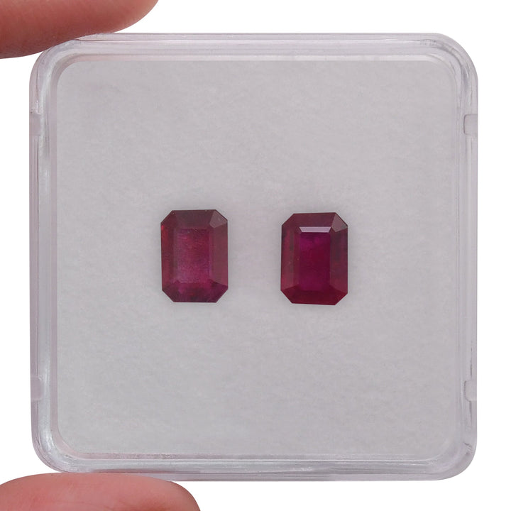 2.60 Carat Red  Emerald Ruby