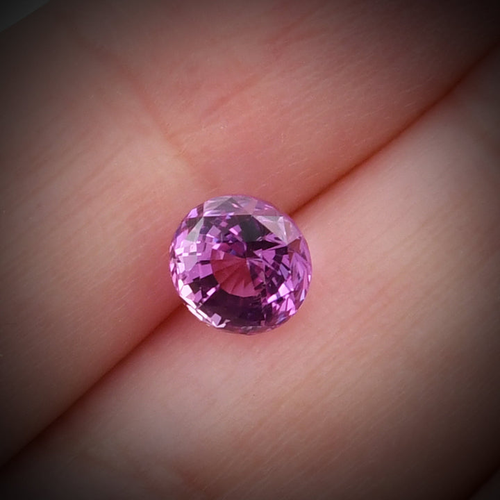 2.02 Carat Pink  Round Sapphire