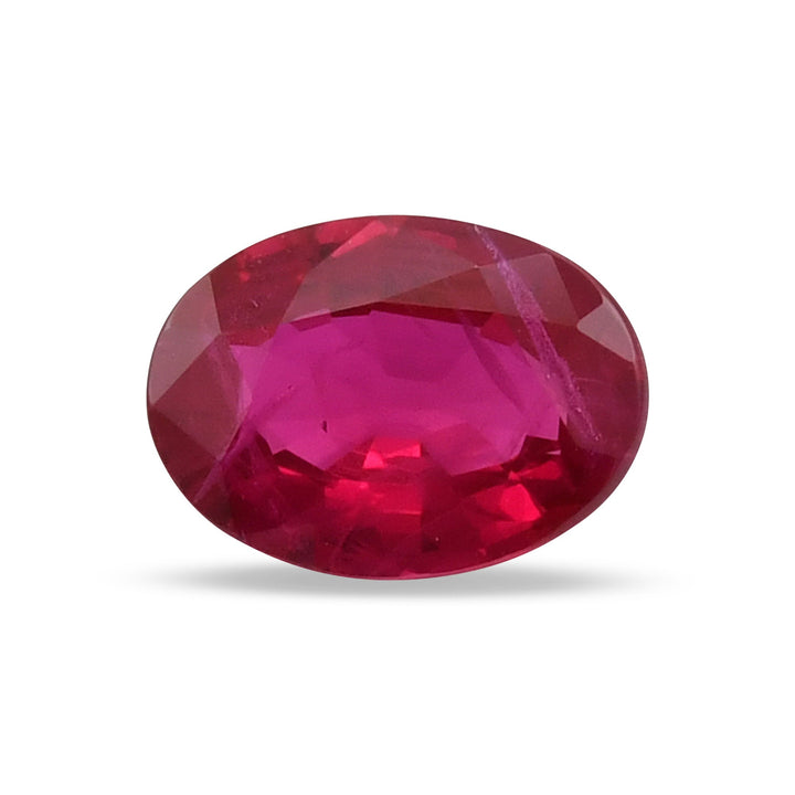 1.13 Carat Red  Oval Ruby