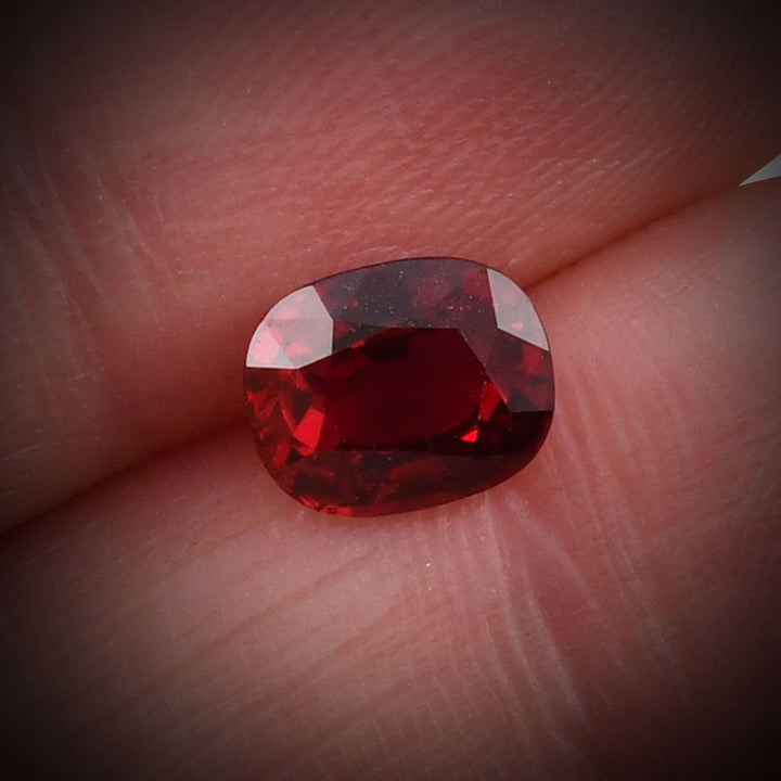 1.85 Carat Red MOZAMBIQUE Cushion Ruby CD