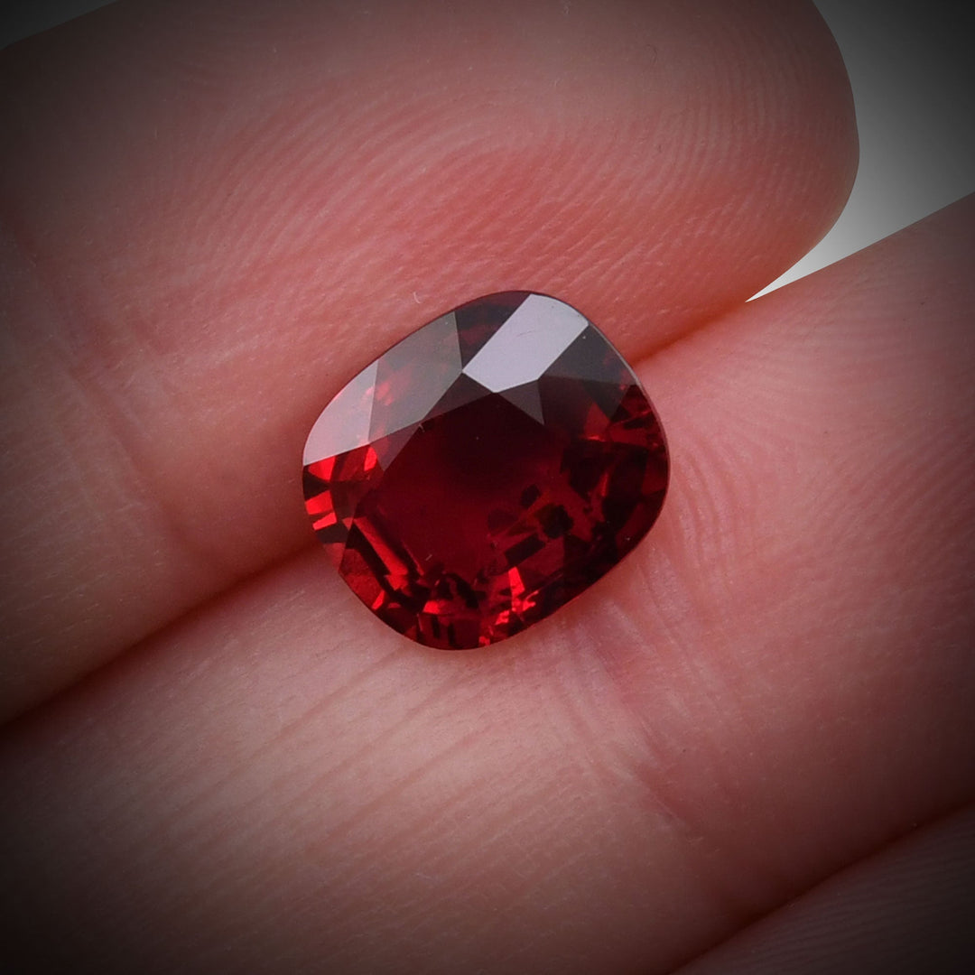 3.18 Carat Red MOZAMBIQUE Cushion Ruby CD No Heat