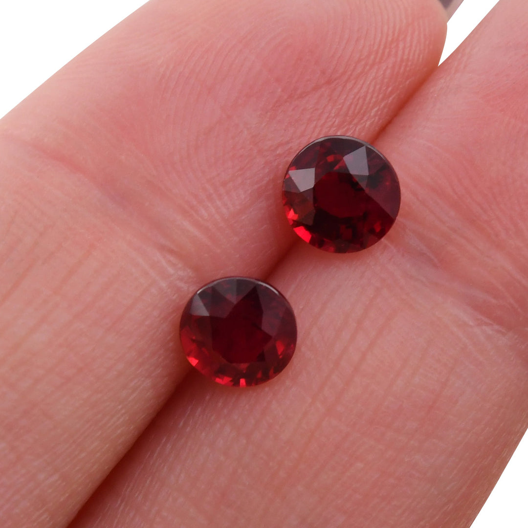 2.31 Carat Red MOZAMBICAN Round Ruby