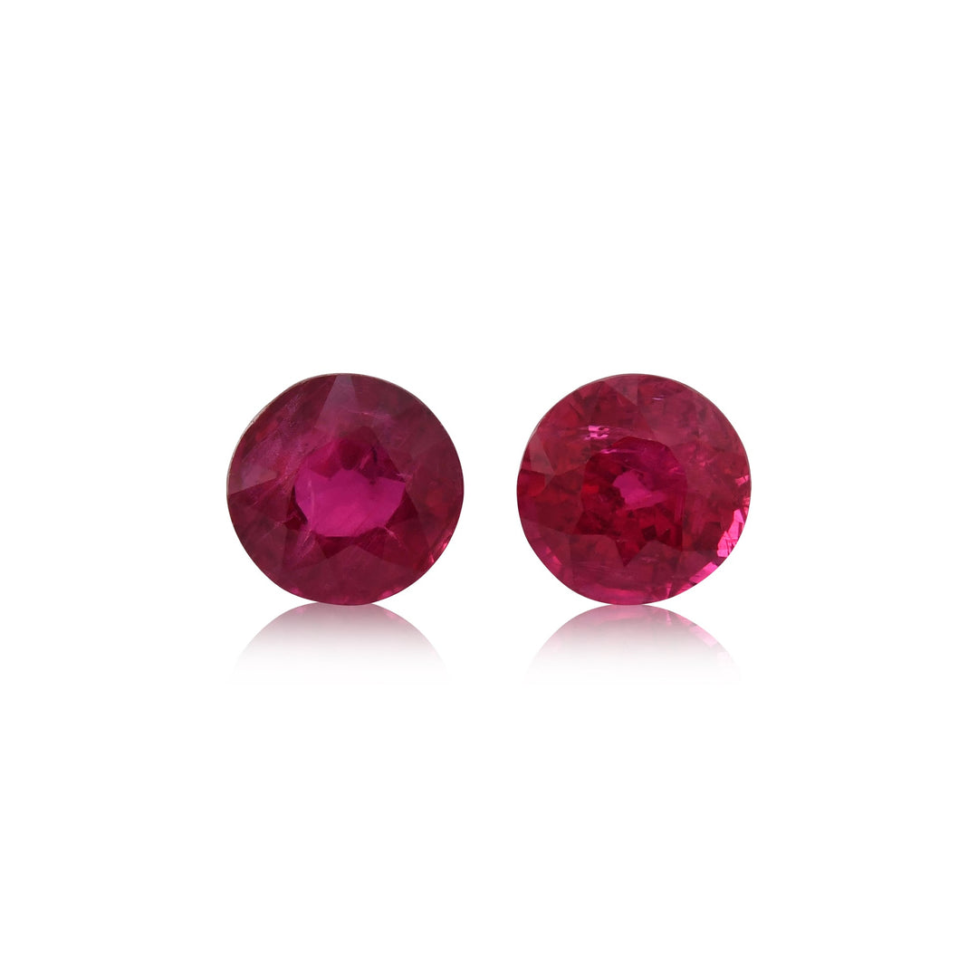 2.31 Carat Red MOZAMBICAN Round Ruby