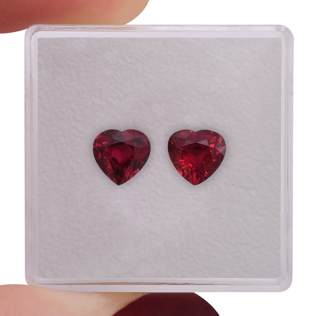1.69 Carat Red MOZAMBICAN Heart Ruby