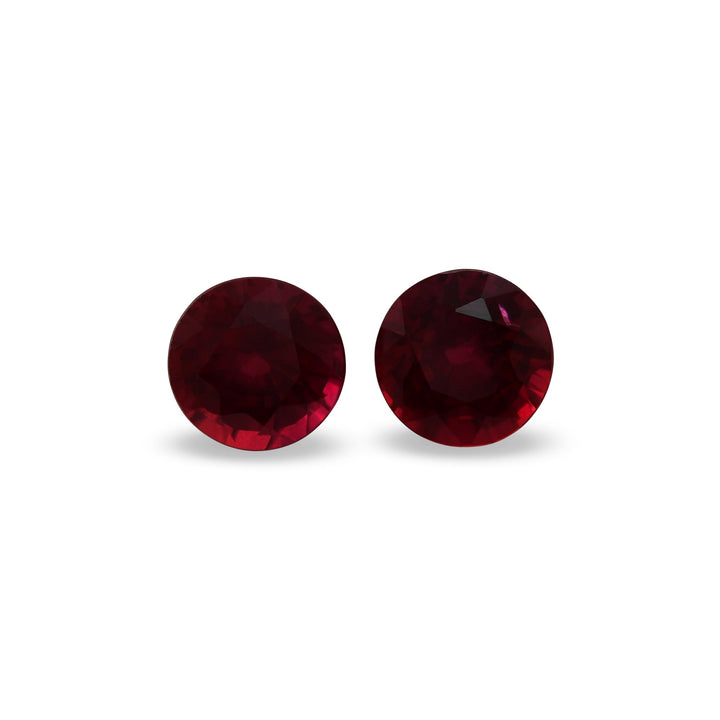 1.37 Carat Red MOZAMBICAN Round Ruby