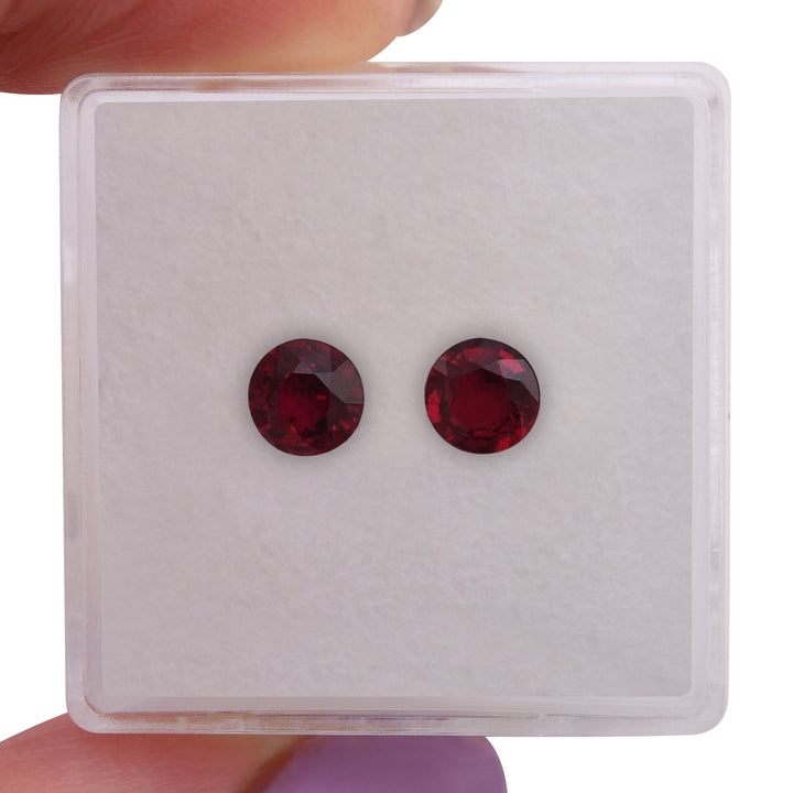 1.16 Carat Red MOZAMBICAN Round Ruby