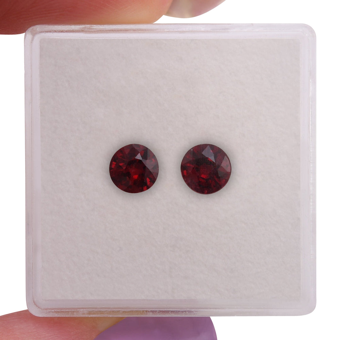 1.19 Carat Red MOZAMBICAN Round Ruby