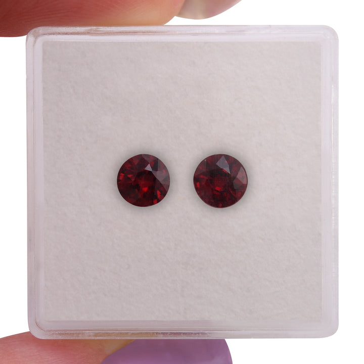 1.19 Carat Red MOZAMBICAN Round Ruby