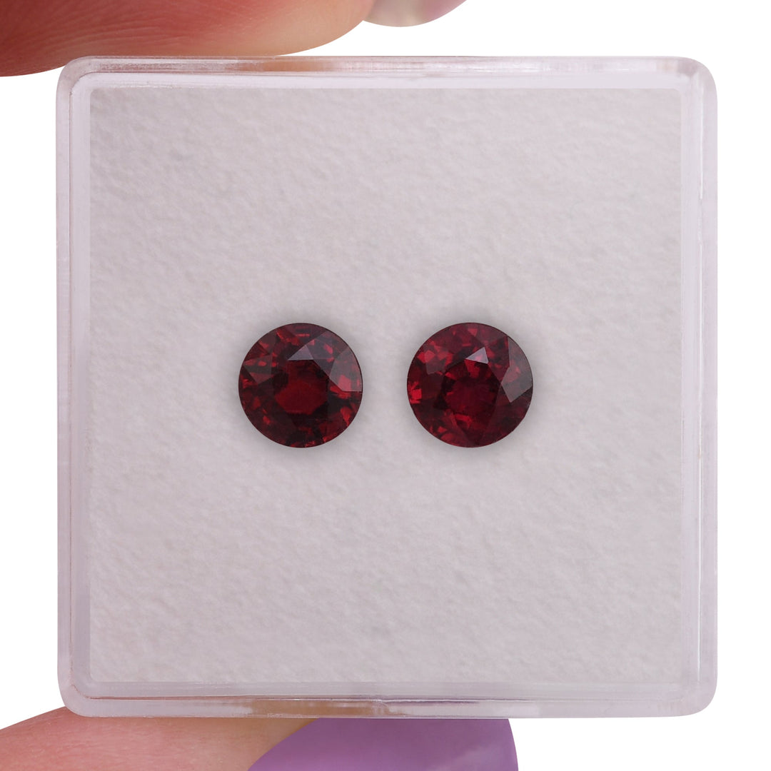1.69 Carat Red MOZAMBICAN Round Ruby