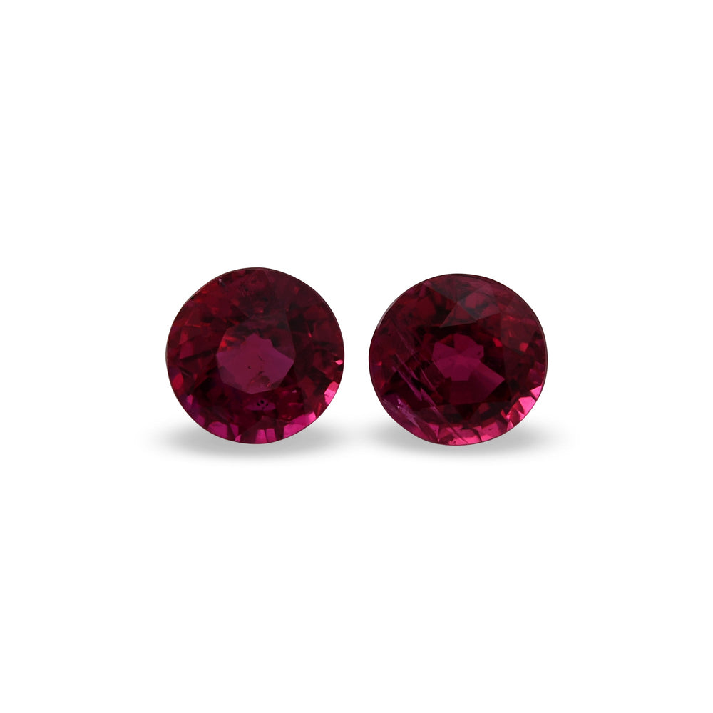 1.51 Carat Red MOZAMBICAN Round Ruby