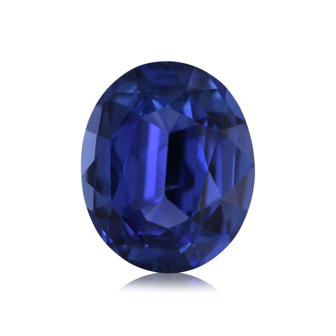 4.31 Carat Blue SRI LANKAN Oval Sapphire CD