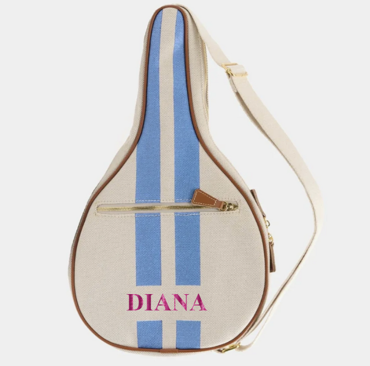 My Style Bags College Padel Racket Bag -  12nt Stripes Light Blue