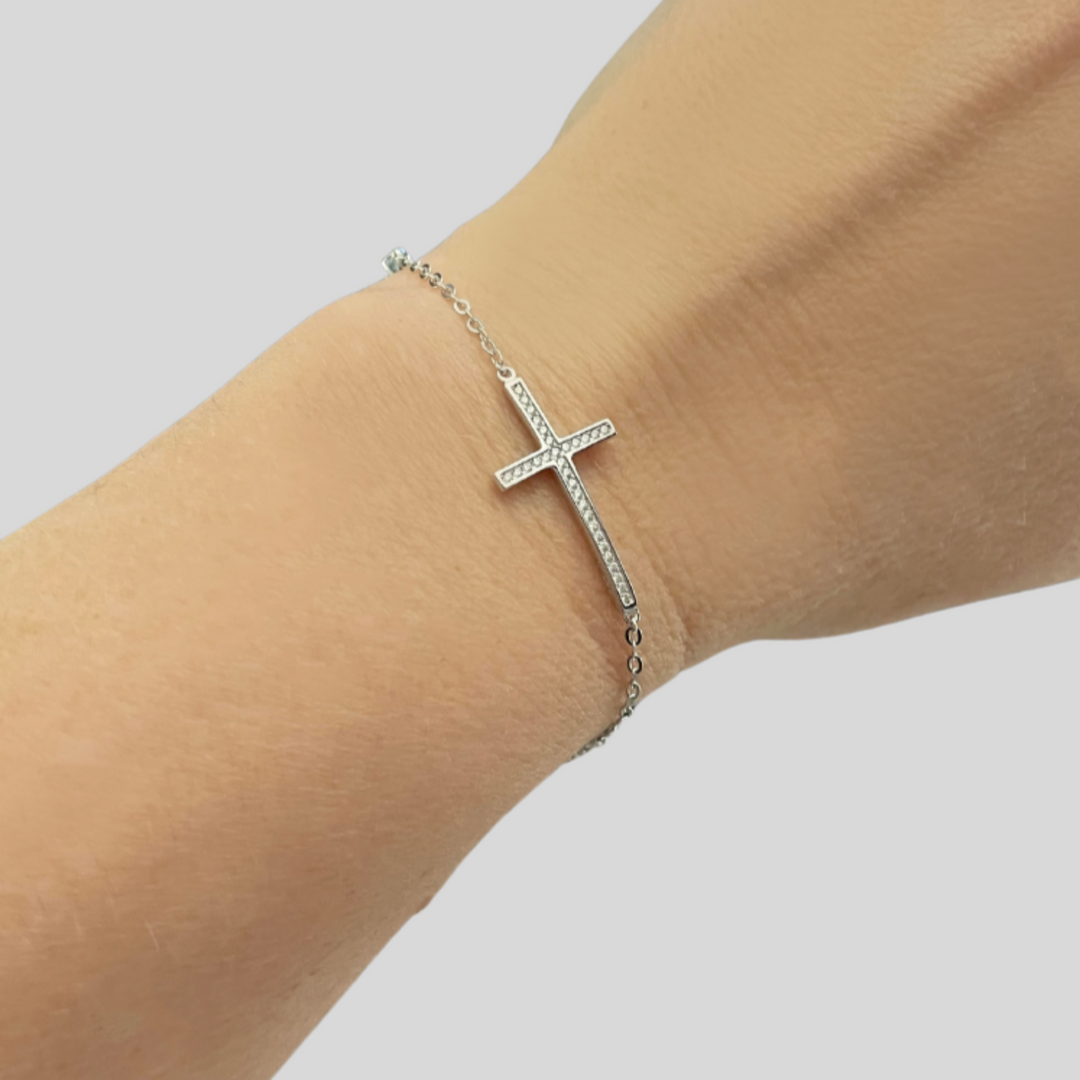 Georgini Cross Bracelet Silver
