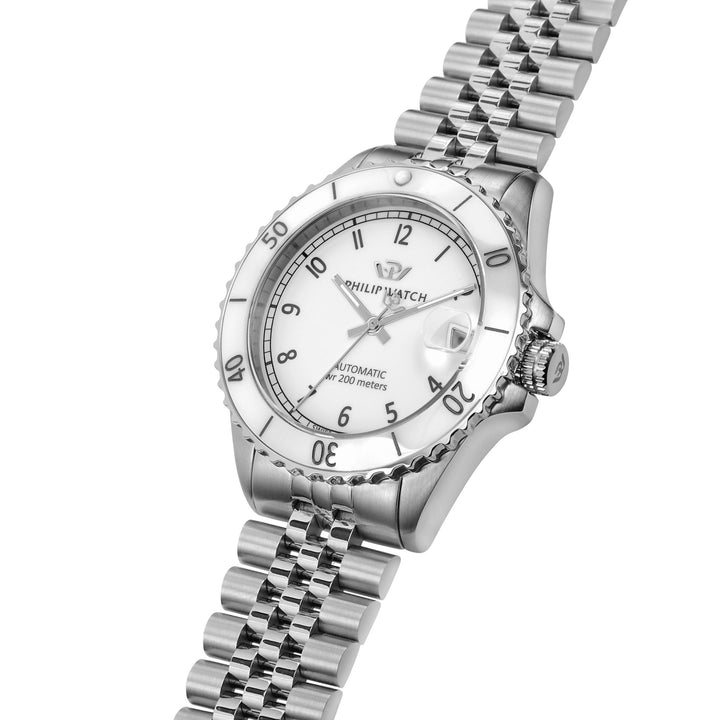 Philip Watch Caribe Swiss Made Diving Stainless Steel Ladies Automatic